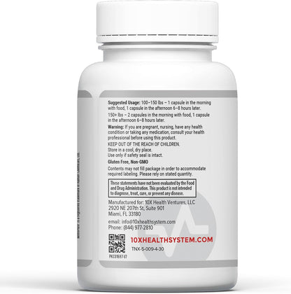 10X Health Methylated Multivitamin - 90 Capsules